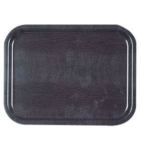 Plateau stratifié bois marron 46x36 cm Platex