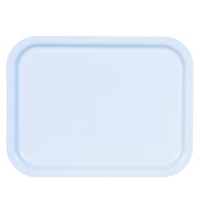 Plateau stratifié GN1/2 bois compresse blanc 32,5x26,5 cm Suprex Platex