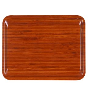 Plateau bois compresse marron 46x36 cm Suprex Platex