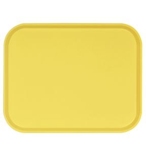 Plateau GN1/2 polyester jaune 32,5x26,5 cm Poly Str Platex