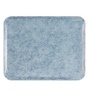 Plateau polyester bleu 40x30 cm Poly Str Platex