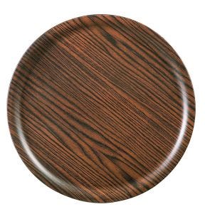 Plateau limonadier polyester marron Ø 45 cm Platex