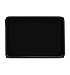 Plateau mélamine noir 14x10 cm Plateau S Platex