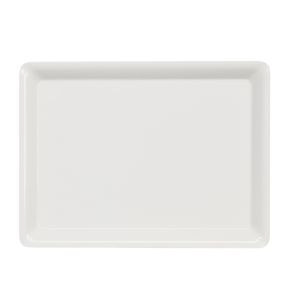 Plateau mélamine blanc 27x20 cm Plateau S Platex