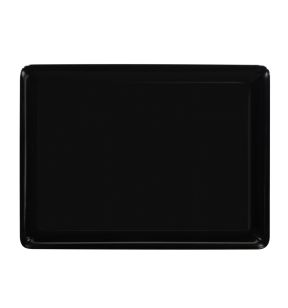 Plateau mélamine noir 27x20 cm Plateau S Platex