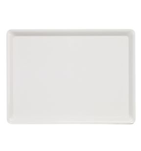 Plateau mélamine blanc 38x28 cm Plateau S Platex