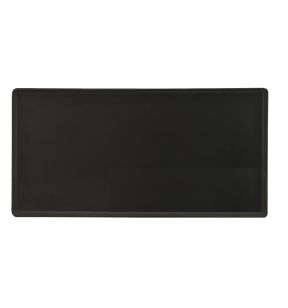 Plat de présentation mélamine noir 40x20 cm Vestah Platex