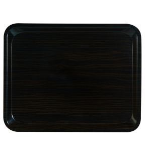Dienblad samengeperst hout bruin x36 Suprex Platex