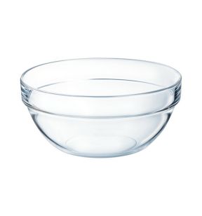 Slakom rond doorzichtig glass gehard Ø 17 Empilable Arcoroc