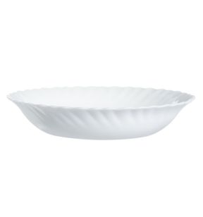 Bol à salade rond blanc verre opal Ø 18 cm Feston Luminarc