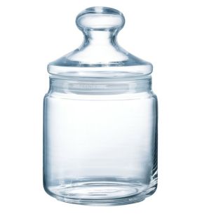 Pot rond transparent verre Ø 10 cm Pot Club Luminarc