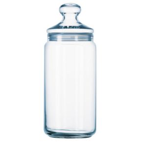 Pot rond transparent verre Ø 13 cm Pot Club Luminarc
