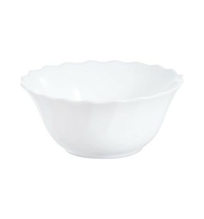 Bol à salade rond blanc verre opal Ø 12,6 cm Trianon Arcoroc