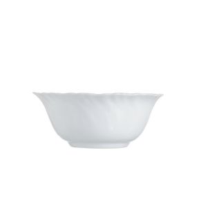 Coupelle rond blanc verre opal Ø 12,5 cm Feston Luminarc