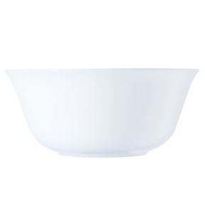 Coupelle rond blanc verre opal Ø 12 cm Carine Luminarc