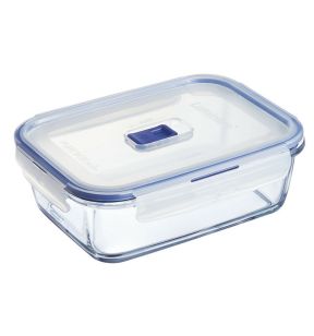 Boîte avec couvercle rectangulaire transparent verre trempé 20,55 cm Pure Box Active Luminarc