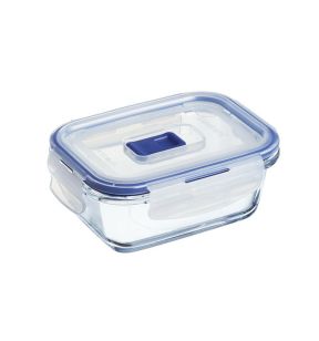 Boîte avec couvercle rectangulaire transparent verre trempé 14,04 cm Pure Box Active Luminarc