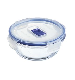 Boîte avec couvercle rond transparent verre trempé Ø 13,85 cm Pure Box Active Luminarc