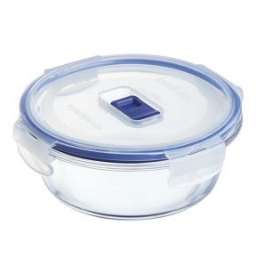 Boîte avec couvercle rond transparent verre trempé Ø 15,9 cm Pure Box Active Luminarc