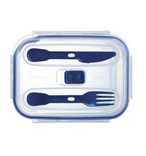 Boîte avec couvercle rectangulaire transparent verre trempé 20,56 cm Pure Box Active Luminarc