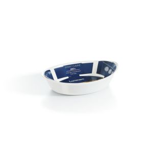 Plat ovale blanc verre opal 32,5 cm Smart Cuisine Luminarc