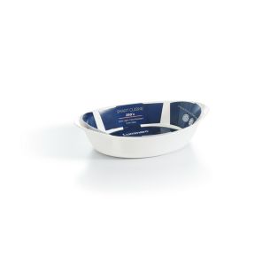 Plat ovale blanc verre opal 29,3 cm Smart Cuisine Luminarc