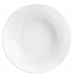 Assiette creuse rond blanc verre opal Ø 20 cm Evolutions  Arcoroc