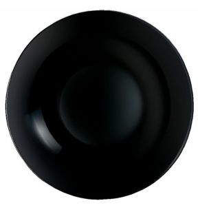 Diep bord rond zwart glass gehard Ø 20 Evolutions Arcoroc Arcoroc