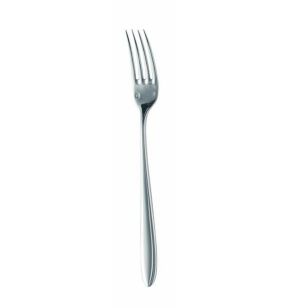 Fourchette à servir argent inox 18/10 26x3,1x3 cm Lazzo Chef & Sommelier