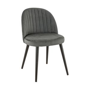 Chaise d'intérieur gris anthracite 81x49x55 cm Emile Flexmob