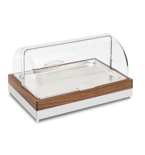 Set réfrigéré avec cloche inox 58x37x35 cm Fantasy Zepe