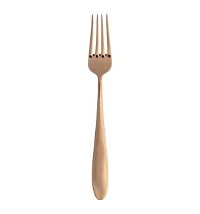 Fourchette à dessert cuivre inox 18/10 19,2 cm Anzo Pvd Cuivre Eternum
