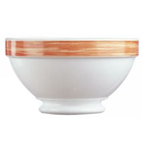 Bol rond orange verre opal 51 cl Ø 13 cm Brush Arcoroc