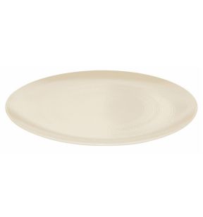 Assiette coupe plate rond kaolin grès émaillé Ø 31,5 cm Modulo Nature Degrenne