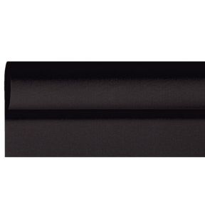 Rouleau de nappe noir non tissé 10x1,18 m Dunicel Duni