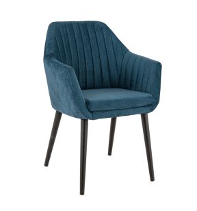 Fauteuil d'intérieur bleu pétrole 87x63x59 cm Alfonse Flexmob