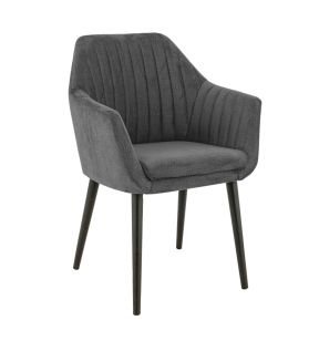 Fauteuil d'intérieur gris anthracite 87x63x59 cm Alfonse Flexmob