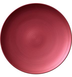 Plat bord met rand rond koper porselein Ø 32 Copper Glow Villeroy & Boch