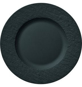 Assiette plate rond noir porcelaine Ø 27 cm The Rock Villeroy & Boch