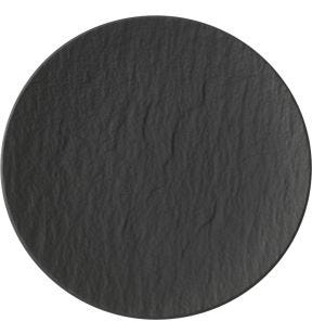 Assiette coupe plate rond noir porcelaine Ø 21 cm The Rock Villeroy & Boch