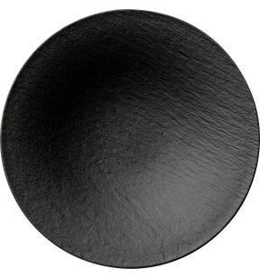 Assiette coupe creuse rond noir porcelaine Ø 29 cm The Rock Villeroy & Boch