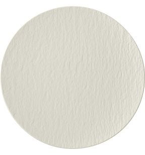 Assiette coupe plate rond blanc porcelaine Ø 31,7 cm The Rock Villeroy & Boch