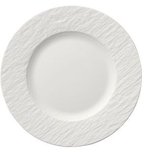 Assiette plate rond blanc porcelaine Ø 22 cm The Rock Villeroy & Boch