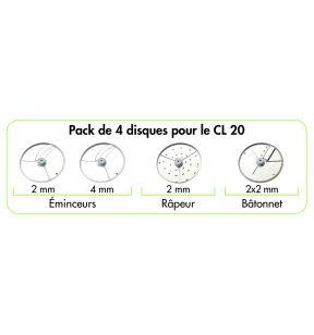 Disque Ø 175 mm Robot Coupe (4 pièces)