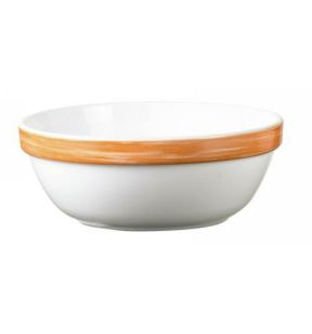 Coupelle rond orange verre opal Ø 12 cm Brush Arcoroc