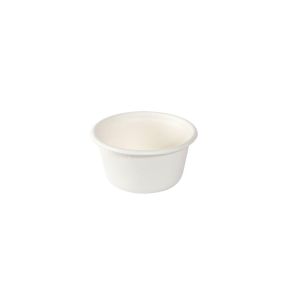 Pot rond blanc Ø 63 mm 32 mm 6 cl Duni (150 pièces)
