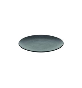 Assiette coupe plate rond pierre de lave grès émaillé Ø 21 cm Modulo Nature Degrenne