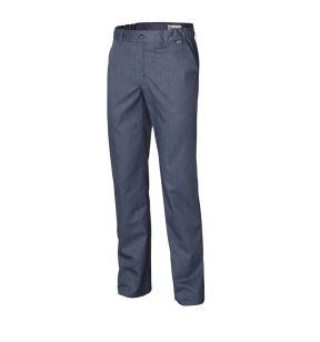 Herenkeukenbroek blue denim 56 Pebeo Molinel