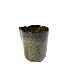 Pichet à sauce rond gris grès émaillé Ø 6,7 cm Serax