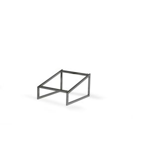 Cadre réhausseur pour plateau de présentation inox 31,5x31,5x18,2 cm Flow Craster